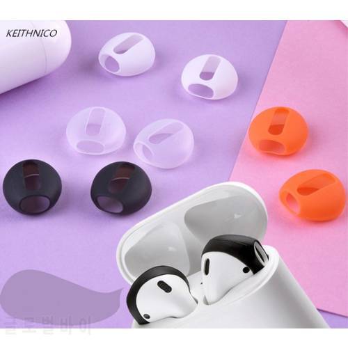 3 Pairs For Airpods Ear Tips Silicone Earbuds Replacement Cover Upgraded Anti Slip Soft Ear Tips for Airpods Earphone Earpods