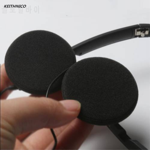 10 Pcs 5cm Foam Ear Pads, Headphone Earpads Ear Tips Replacement Sponge Covers for Headset Earphone MP3 MP4