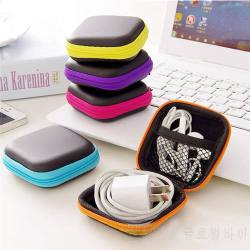 New Earphone Accessories Earphone Case Bag Headphones Portable Storage Case Bag Box Headset Accessories -5