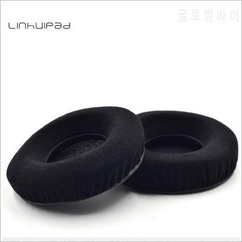 Linhuipad 8 pack 9cm velour Ear Cushions ear pads 90mm for Technics RP-DH1200,HDJ-1000 and HDJ-2000 MDR-V700 HD205 HD215
