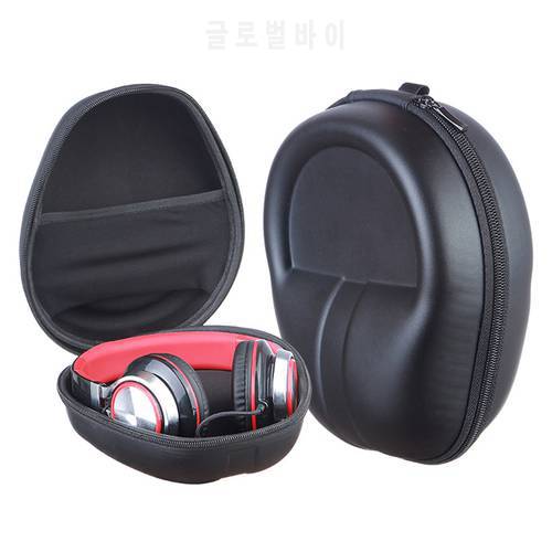 New EVA Storage Bag Carrying Case for Beats EP Sony MDRV6 Sennheiser HD 380 PRO Philips Beats and more Over-ear Headphone Black