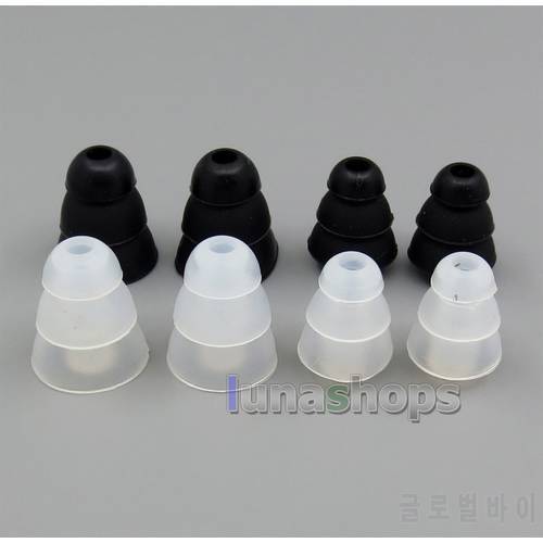 Earphone Silicone 3 layer Tips With Thin Tube For Etymotic ER4B ER4s ER4P ER4PT etc. LN005184