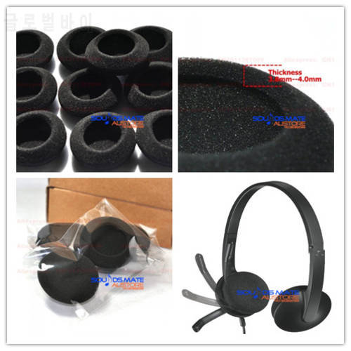 10Pieces Foam Cushion Ear Pads For Plantronics Audio 310 470 478 628 626 Headphone Headset 5 Sets Replacement Earpads