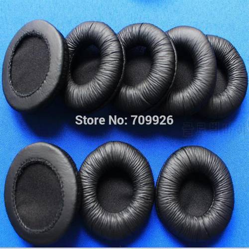 Linhuipad 10 pack of 55mm Leather ear cushion earpads headset durable ear pads 5.5cm suit for sony MDR-G62 Rappo H1000