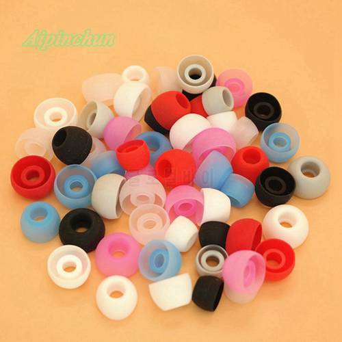 Aipinchun 6Pairs 4.5mm Silicone Earbuds Eartips Earplugs Cushion Replacement Headphone Ear Covers Tips For in-ear Earphone