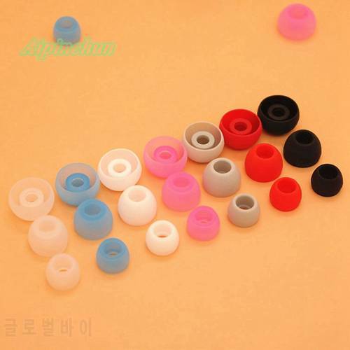 Aipinchun 300Pairs 4.5mm Silicone Earbuds Eartips Earplugs Cushion Replacement Headphone Ear Covers Tips For in-ear Earphone