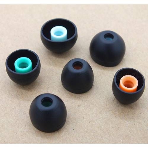 Original S/M/L Dual Colors Silicone Flexible Durable Colombia Earbuds/Ear Tips/Ear Pad for Mdr Dr Xba Series of in-Ear Earphone
