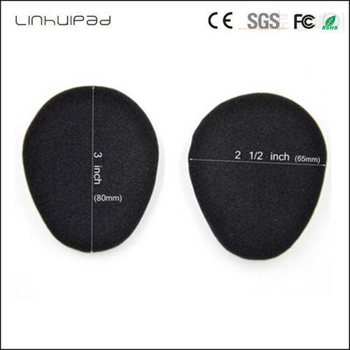 Linhuipad Infrared Wireless Headphone Foam Ear Cushion 80mm Earpads 5pairs/lot For Audiovox IR1CFF Headphonesfree shipping
