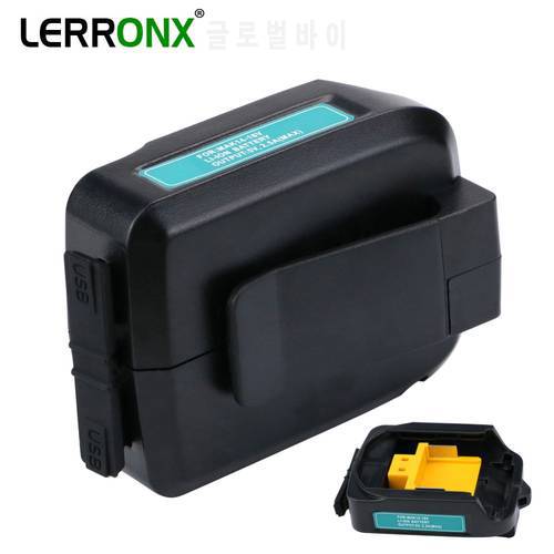 14.4V 18V Power Tools USB converter charger adapter for Makita Li-ion rechargeable batteries LXT Series BL1830 BL1850 BL1430