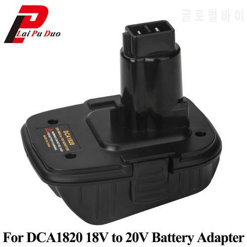20V Battery Adapter DCA1820 for Dewalt 18V Tools Convert For Dewalt 20V Lithium Battery DC9096 DE9098 DE9096