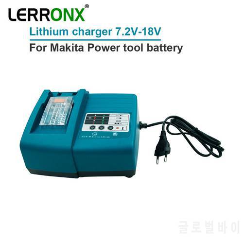 LERRONX 14.4V 18V Li ion Replacement Battery Charger for Makita Cordless Power Tool battery BL1815 BL1840 BL1415 BL1430 BL1860