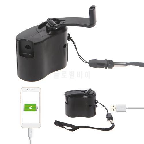 Emergency Manual Charger Suitable for All Kinds of Phone with Usb Charging for Emergency LED Light Outdoor Camping