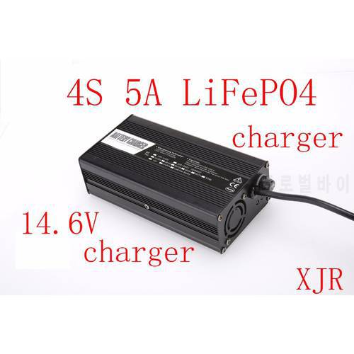 14.6V 5A charger for 4S LiFePO4 battery pack 14.4V battery smart charger