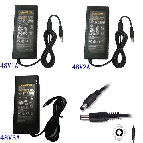 48V Switching Power Supply 48V 1A 2A 3A 48W 96W 144W For 5050 3528 LED Strip Light CCTV AC DC Adapter Charger