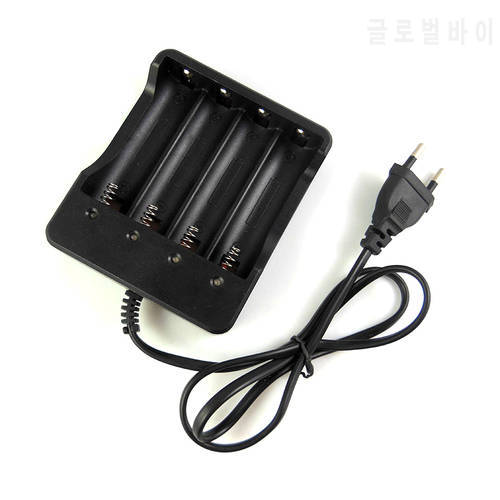 High Quality 4 2 1 Slots Intelligent Battery Charger with short circuit protection For 4X 18650 lithium-ion rechargeable battery