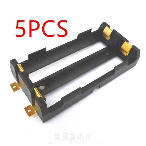 5 pcs / lot 18650 Battery Holder SMD 18650 High Quality Battery Storage Box with Brass Pins TBH-18650-1C-SMT