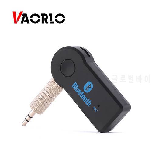 VAORLO Bluetooth Receiver AUX Audio 3.5mm Muisc Audio Wireless Receiver For Car Speakers Headphones Bluetooth Adapter Hands Free