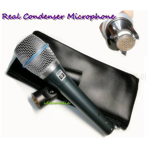1:1 Real Condenser Microphone TOP Quality Vocal Condenser Wire MicKaraoke Handheld Microphone with Amazing Sound