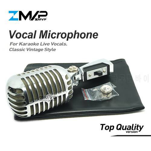 Professional 55SHII Classic Vintage Style Wired Dynamic Microphone 55SH II Mic For Performance Live Vocals Karaoke Podcast Stage