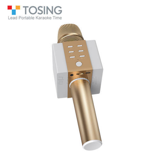 TOSING new handheld Bluetooth wireless microphone with 3 in 1 good sounds EOV/TF card speaker mic for mobile condenser mikrofon