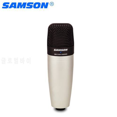 100% Original SAMSON C01 Condenser Microphone for recording vocals, acoustic instruments and for use as and overhead drum mic