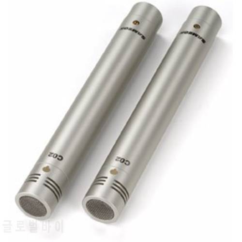 Pair Samson c02 small diaphragm condenser microphone piano percusses stereo music pick up microphone pencil type for recording