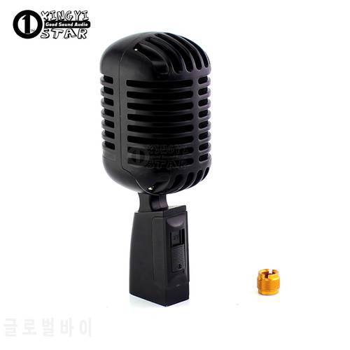 Professional Classic Vintage Microphone Recording Studio Dynamic Microphones For PC KTV Launchpad Megaphone Gaming Karaoke Mic