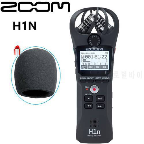 Updated ZOOM H1N Pen Handy Recorder Digital Audio Recorder Stereo Microphone For Video Interview DSLR Camera Recording