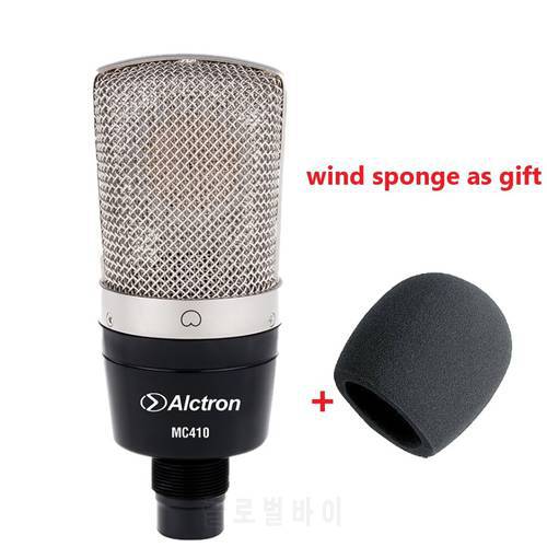 High Quality Alctron MC410 condenser microphone capacitor Cardioid large diaphragm condenser recording microphone for computer