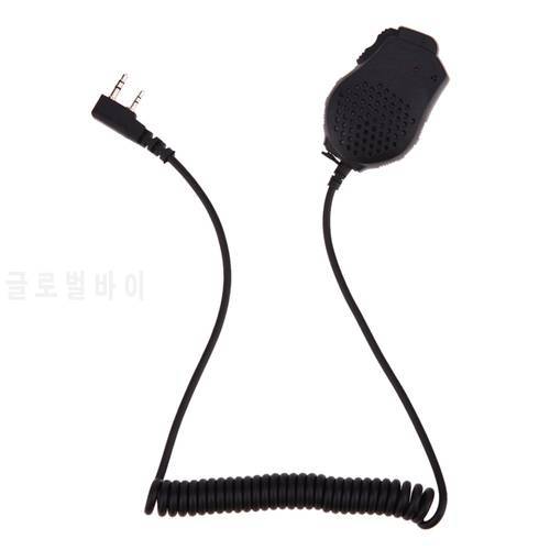 Portable Handheld Speaker Microphone for Walkie Talkie Ultra-small Dual PTT Speaker Microphone For Baofeng UV-82 UV-82L GT-5