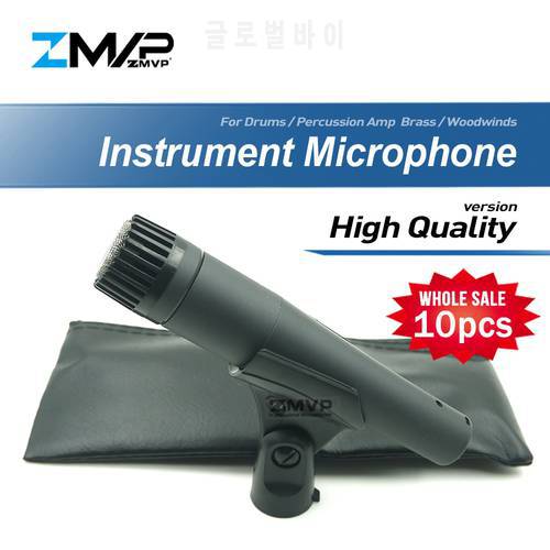 5-10pcs High Quality Professional SM57LC Dynamic Instrument SM57 Handheld Wired Microphone For Performance Percussion Live Stage