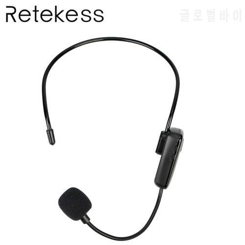 RETEKESS TR503 Conference Microphone Condenser 2.4G Wireless Headset Megaphone Radio Mic For Loudspeaker Teaching Meeting Guide