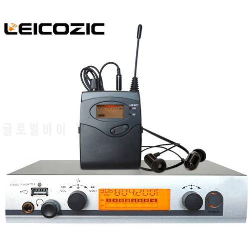 Leicozic In Ear Monitor System EW300G3 IEM Wilress Monitoring Inear Stage Return Music DJ Equipment Professional Sound System
