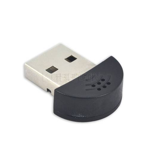 New Super Mini USB 2.0 Microphone Portable Studio Speech MIC Audio Adapter Driver Free for MSN PC Notebook