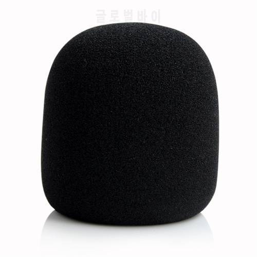 Hot Sale Black Headset Replacement Handheld Microphone Mic Grill Windshield Wind Shield Sponge Foam Cover 3.5 x 7CM