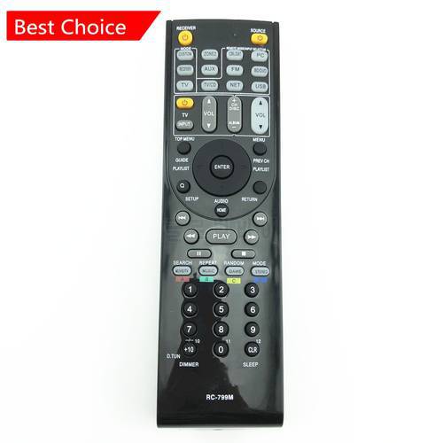 Remote Control Suitable for Onkyo RC-799M AV HT-R391 HT-R558 HT-R590 HT-R591 HT-S5500 RC-834M RC-737M RC-812M RC-801M RC-803M