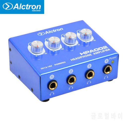 Alctron HPA002 Portable Earphone Headphone Amplifier 6.35mm Stereo and RCA Jack high quality steel Big Power High Quality Sound