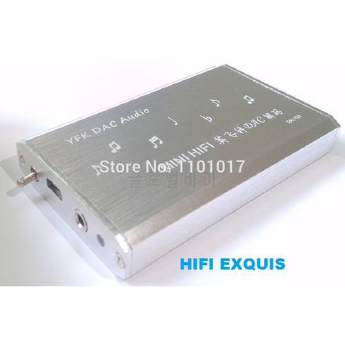 DEEPSON TDA1305 PCM2706 Portable Headphone Amp DAC HIFI EXQUIS USB C PC USB OTG Decoder Sound Card