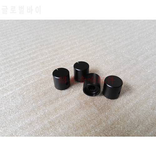silver / black Diameter 15mm high 15mm Cylindrical All aluminum solid audio amplifier volume Potentiometer knob
