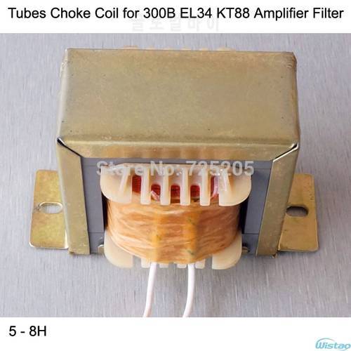 IWISTAO Tube Amp Choke Coil available for 300B EL34 KT88 Amplifier Filter with 5-8H Audio HIFI DIY