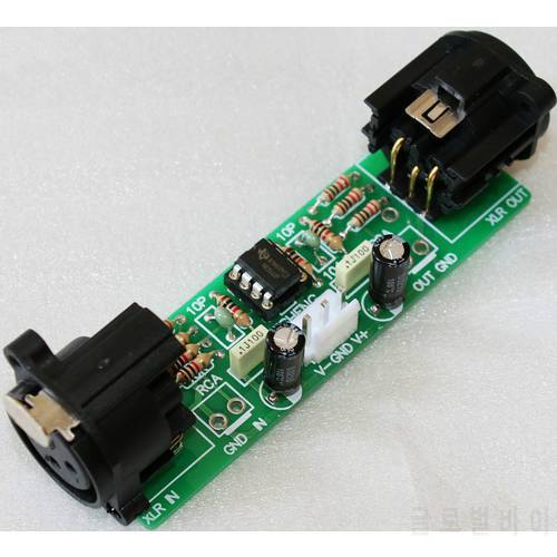 GHXAMP For DAC CD Preamp Balanced Preamp Unbalanced to Balance /Balanced to unbalanced /RCA to XLR Finished Board DC+-15V 1pc