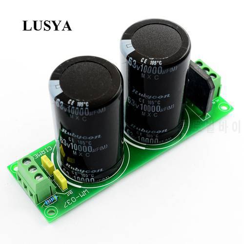 Lusya Amplifier Rectifier Filter Board DC Dual Audio Power Supply Module with capacitance Finished B8-001