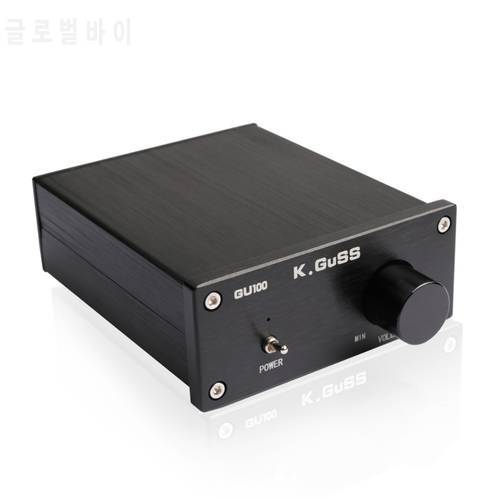 GU100 DC24V 3A TPA3116D2 + NE5532P 2*100W 2.0 channel MINI HiFi Class D Home desktop computer Audio Digital Power Amplifier