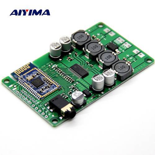 AIYIMA 2x15W Bluetooth Audio Amplifier Board Wireless Bluetooth 5.0 Amplificador AUX Support Serial Command Change Name Password