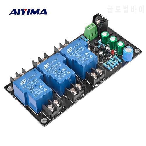AIYIMA 900W 2.1 Speaker Protection Board independent 3 Channels DC Delay Protect for High Power Digital Amplifier BTL Circuits