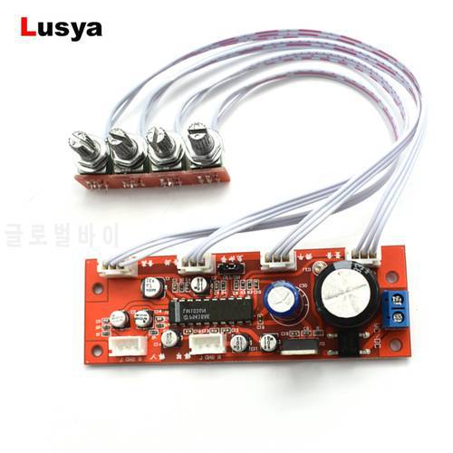 DLHiFi LM1036 Preamp Amplifier Audio Tone Preamplifier Board Preamplificador NE5532 Potentiometer Separate With Cable