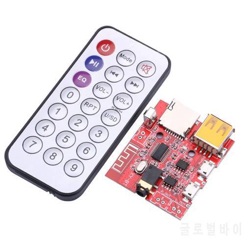 Top Deals Bluetooth Audio Receiver Board Lossless MP3 Decoder Module 3Wx2 Power Amplifiers with Remoto Control DC 5V