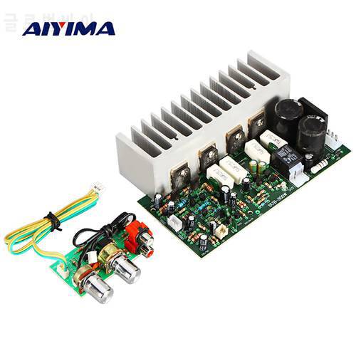 AIYIMA A1695 C4467 350W High Power Subwoofer Amplifier Board Woofer Audio Stereo Amplifier for DIY Speaker Dual AC24V-28V