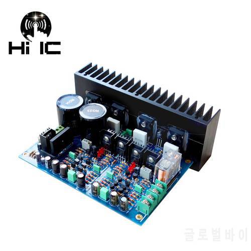 2018 A3 Replaces LM3886 Fully Symmetric Double Differential FET Power Amplifier Board DIY KITS Stereo High Power 120W+120W
