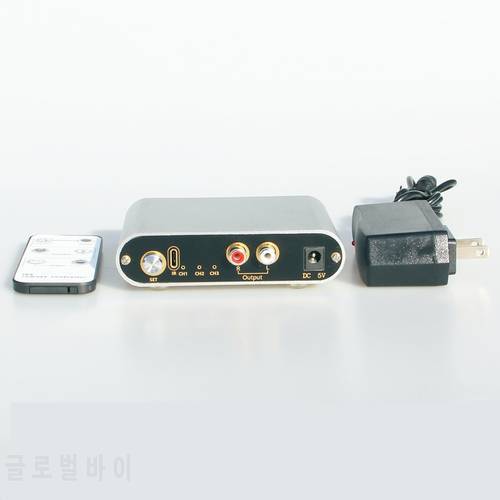 Two Way 1 to 3/3 to 1 RCA Audio Input output Signal Selector Remote Switch Source Switcher For Amplifier
